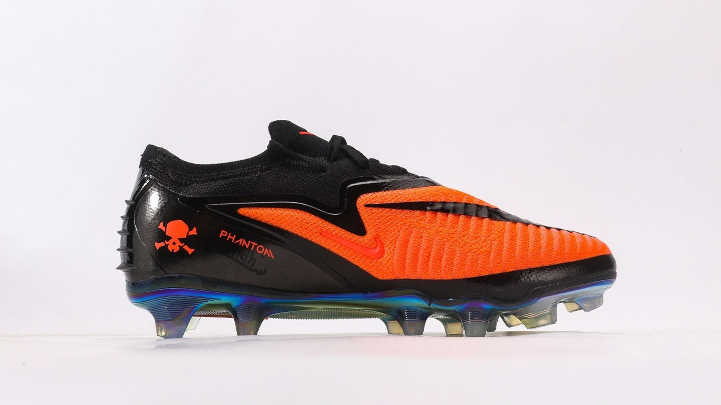 נעלי כדורגל לגברים Nike Phantom 6 Elite כתום שחור זהב
