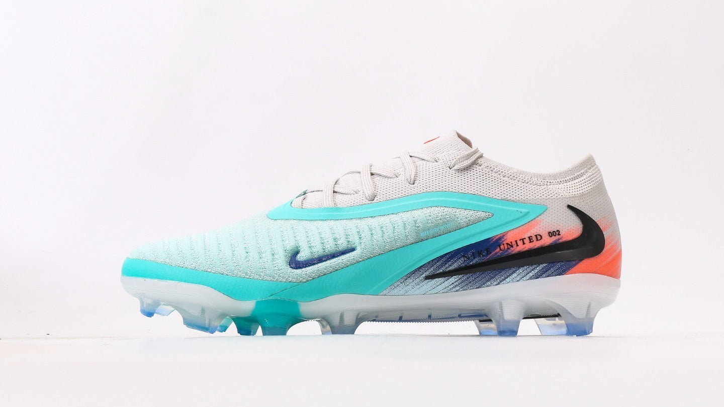 נעלי כדורגל לגברים Nike Phantom 6 Elite טורקיז לבן