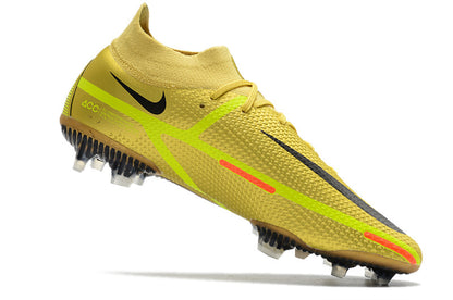 נעלי כדורגל לגברים Nike Phantom GT2 High-Top זהב