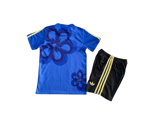 חליפת ילדים ריאל מדריד מיוחדת כחול זהב עונת 2025/2026