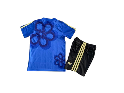 חליפת ילדים ריאל מדריד מיוחדת כחול זהב עונת 2025/2026