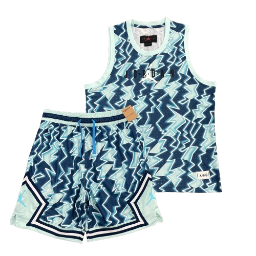 חליפת AJ Tie-dye כחולה