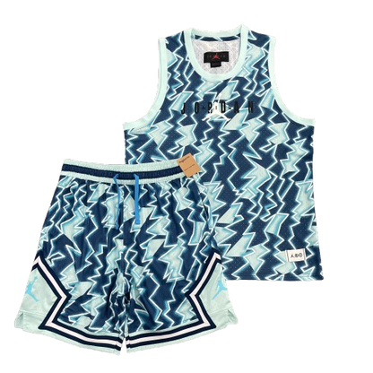 חליפת AJ Tie-dye כחולה