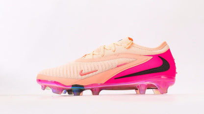 נעלי כדורגל לגברים Nike Phantom 6 Elite ורוד כתום בהיר