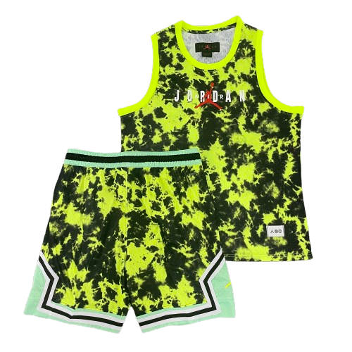 חליפת AJ Camouflage צהוב שחור