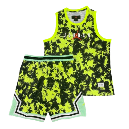 חליפת AJ Camouflage צהוב שחור