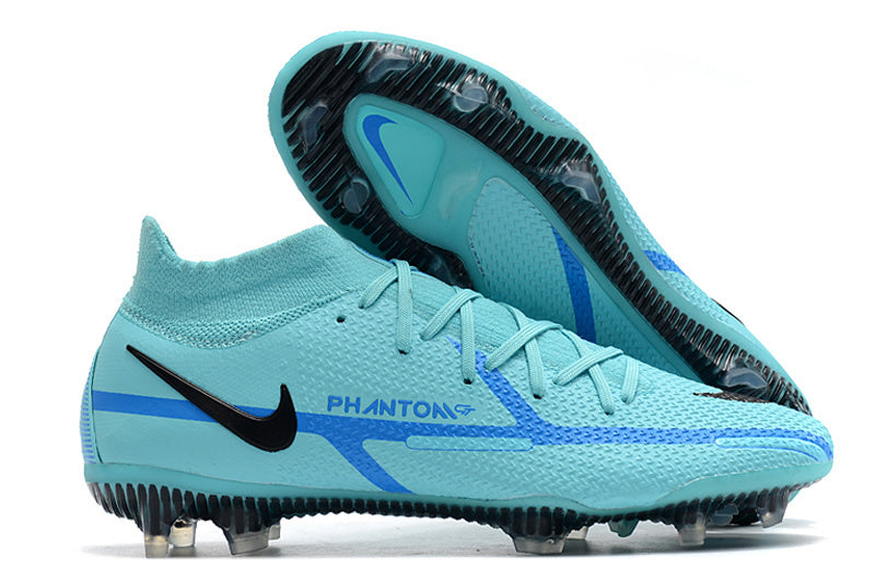 נעלי כדורגל לגברים ike Phantom GT2 High-Top כחולות