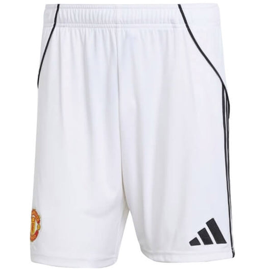 מנצ'סטר יונייטד מכנס קצר בית לבן עונת 2025/2026